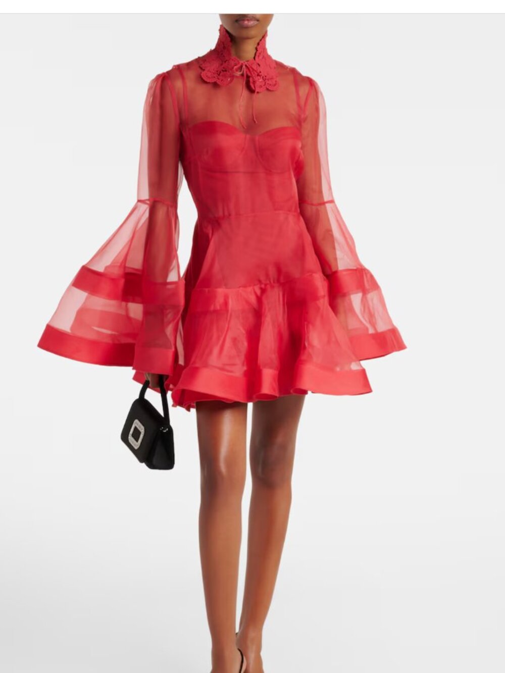 Zimmermann Rebellian Lantern Mini Dress - Picture 3 of 15